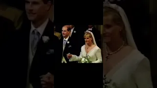 #shorts The wedding of Prince Edward and Sophie ❤️🥺👑 #PrinceEdward #SophieWessex