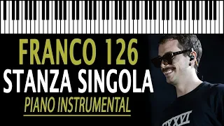 Franco126 - Stanza singola ft. TOMMASO PARADISO Karaoke (Piano Instrumental)