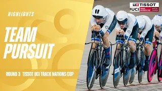 Team Pursuit Highlights - Milton, Canada | 2024 Tissot UCI Track Nations Cup