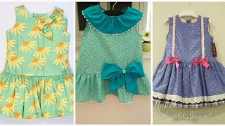 lawn cotton comfortable baby frock designs || baby girl lawn frock designs.