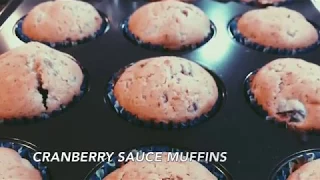 Cranberry Sauce Muffins