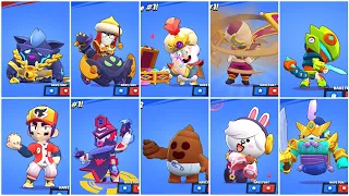 Brawl Stars : February 2024 All Skins Winning and Losing Animations | #brawlstars #sandsoftime