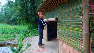Hand-knit bamboo blinds to fight the cold wind of the coming winter, OUTDOOR BBQ PARTY