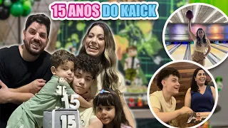 24 HORAS AGRADANDO O KAICK NO NIVER DE 15 ANOS - ELE FATUROU ALTO EM UMA APOSTA 😱 | Kathy Castricini