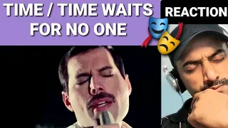 Freddie Mercury - Time & Time Waits For No One (2 in 1 COMBO reaction). 1st time reaction!!