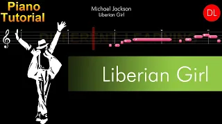Michael Jackson - Liberian Girl - Piano Tutorial (several speeds)