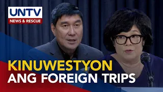 Umano’y madalas na biyahe sa abroad ni DENR Sec. Loyzaga, kinuwestyon ni Sen. Tulfo