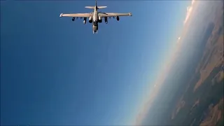 Russian Su-25 live fire exercise