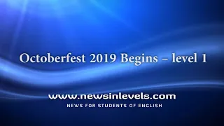 Octoberfest 2019 Begins – level 1