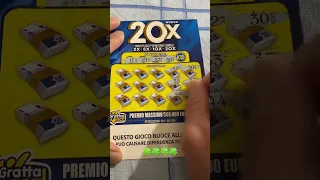 GRATTA E VINCI 20X #shorts #scratchandwin #scratchcards #grattaevinci #italy