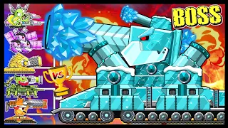 ⚔️TANK ARENA⚔️Ice Hybrid | Мега танки VS Мега Босс | Мультики про танки | Tank Cartoon | Wot