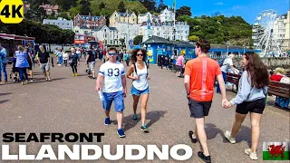 Walk in LLANDUDNO Wales - Full Seafront and Pier Tour