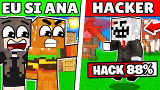 Eu si Ana Vs UN HACKER La Concurs de Construit...