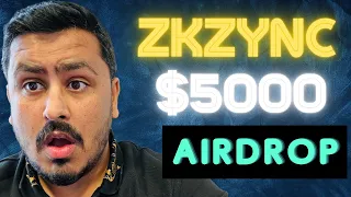 Zksync $5000 Airdrop - Step By Step Tutorial (Hindi) !