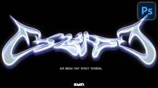 Air Brush Text Effect Tutorial in Photoshop!