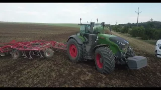 Redu Charolais-Podrývání hnoje po pšenici-Fendt 1050 Vario Gen. 7+Horsch Terrano 5.4GX