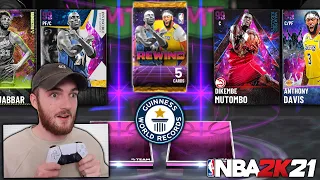 New *RECORD* for Most Dark Matters Pulled in REWIND Pack Opening - Dark Matter Dikembe Mutombo!