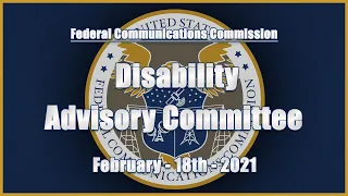 Disability Advisory Committee Meeting - February 2021