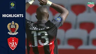 OGC NICE - STADE BRESTOIS 29 (3 - 2) - Highlights - (OGCN - SB29) / 2020-2021