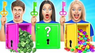 Solve the Mystery Challenge of 1000 Keys | Funny Food Challenges by Multi DO Food