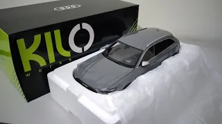 Unboxing 1/18 Kilo Works Audi RS6 Avant