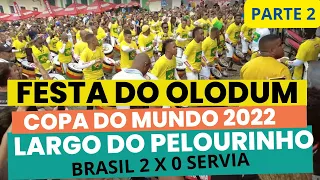 ⁴ᴷ⁶⁰ Walking Salvador Bahia Brazil 🇧🇷 | Torcida Brasil Olodum pelourinho (24 Novembro,2022) [4K]