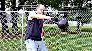 70 LB Kettlebell Exercises for Truckers -- Гимнастика с 32 КГ. Гирей