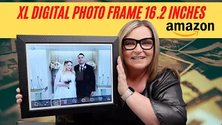 Benibela 16.2 Inch Touchscreen Digital Picture Frame - Amazon.com Unboxing and Review