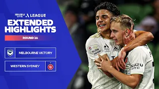 Melbourne Victory v Western Sydney - Extended Highlights | Isuzu UTE A-League 2023-24 | Round 26