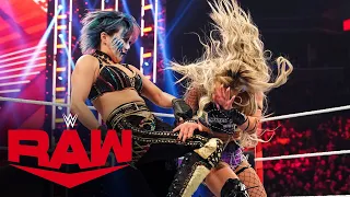 Asuka attacks all in Raw vs. SmackDown Six-Woman Tag Team Match: Raw, Feb. 13, 2023