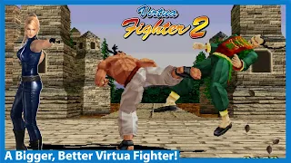 Virtua Fighter 2! The "REAL" Start to Sega's Arcade Fighting Game Franchise!