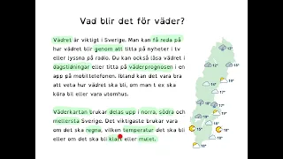 How to Learn Swedish - Vad blir det för väder?