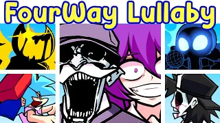 Friday Night Funkin': Four-Way Lullaby (Hypno 2.0 VS Indie Cross VS DDTO) Playable | FNF Mod