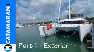 Walkthrough of a 2016 Lagoon 620 Catamaran for Sale "Double Vision"  Part 1  Exterior