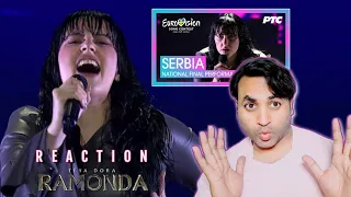 Reaction on Teya Dora - Ramonda OMV|Serbia 🇷🇸 | National Final Performance | Eurovision 2024