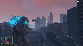 GTA 5 Godzilla VS Superman