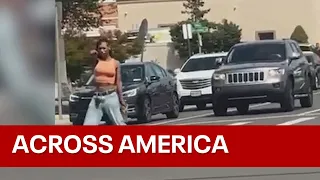 Across America: Video shows woman waving gun in middle of intersection