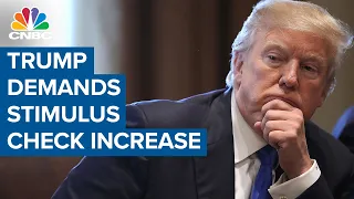 Donald Trump demands Congress to increase stimulus check from $600 to $2,000