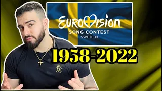 🇸🇪 ALL Sweden Eurovision Songs 1958-2022 *REACTION*