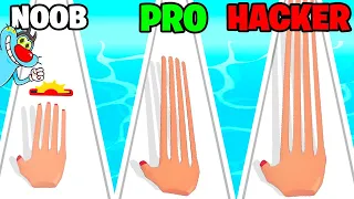 NOOB vs PRO vs HACKER | In Finger Stack | With Oggy And Jack | Rock Indian Gamer