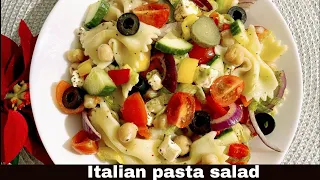 How To Make Italian Pasta Salad |The BEST Healthy Italian Pasta Salad Recipe!