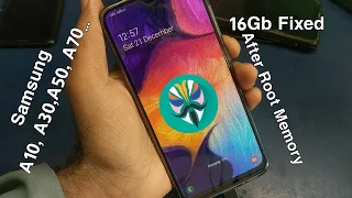 Samsung Internal Memory 16GB After Rooting With Magisk Fixed