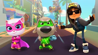 WHO IS THE BEST? TALKING ANGELA HERO / JAKE - SUBWAY SURFERS / TALKING BEN HERO - LITTLE MOVIES 2020