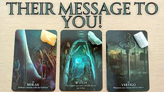 WHAT THEY WANT TO TELL YOU!  THEIR MESSAGE TO YOU! PICK A CARD TIMELESS TAROT READING