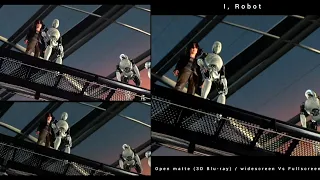 I, Robot 2004 - Widescreen Vs Fullscreen DVD Aspect Ratio comparison - 13