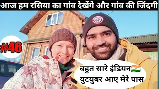 INDIAN IN RUSSIA || explore yekaterinburg village of Russia village life style with my host Olga 🇷🇺