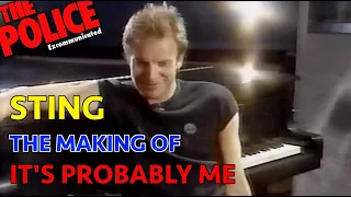 STING - THE MAKING OF IT'S PROBABLY ME (1992)