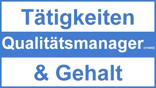 Was macht und verdient ein Qualitätsmanager / -techniker (m/w/d)?