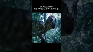 "Are you sure about that?" - Irl Allosaurus edit #dinosaur #paleo #jurassicworld #prehistoricplanet
