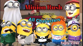 Despicable Me Minion Rush All Costumes 112 Minion Minion Rush All Characters Minion Rush Funny Video